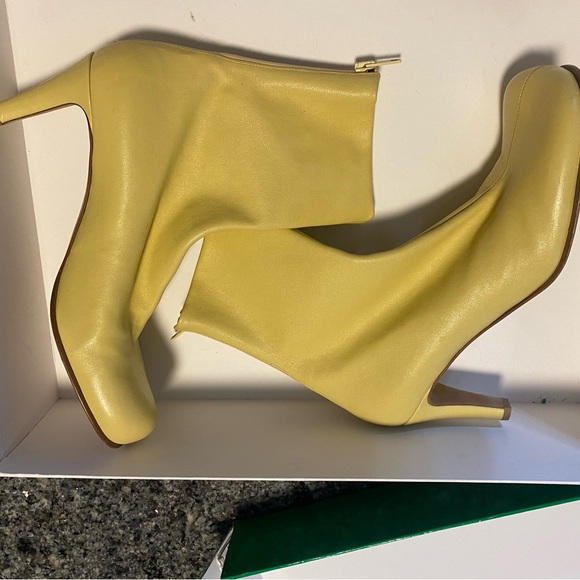 Bottega Veneta Yellow Heeled Boots